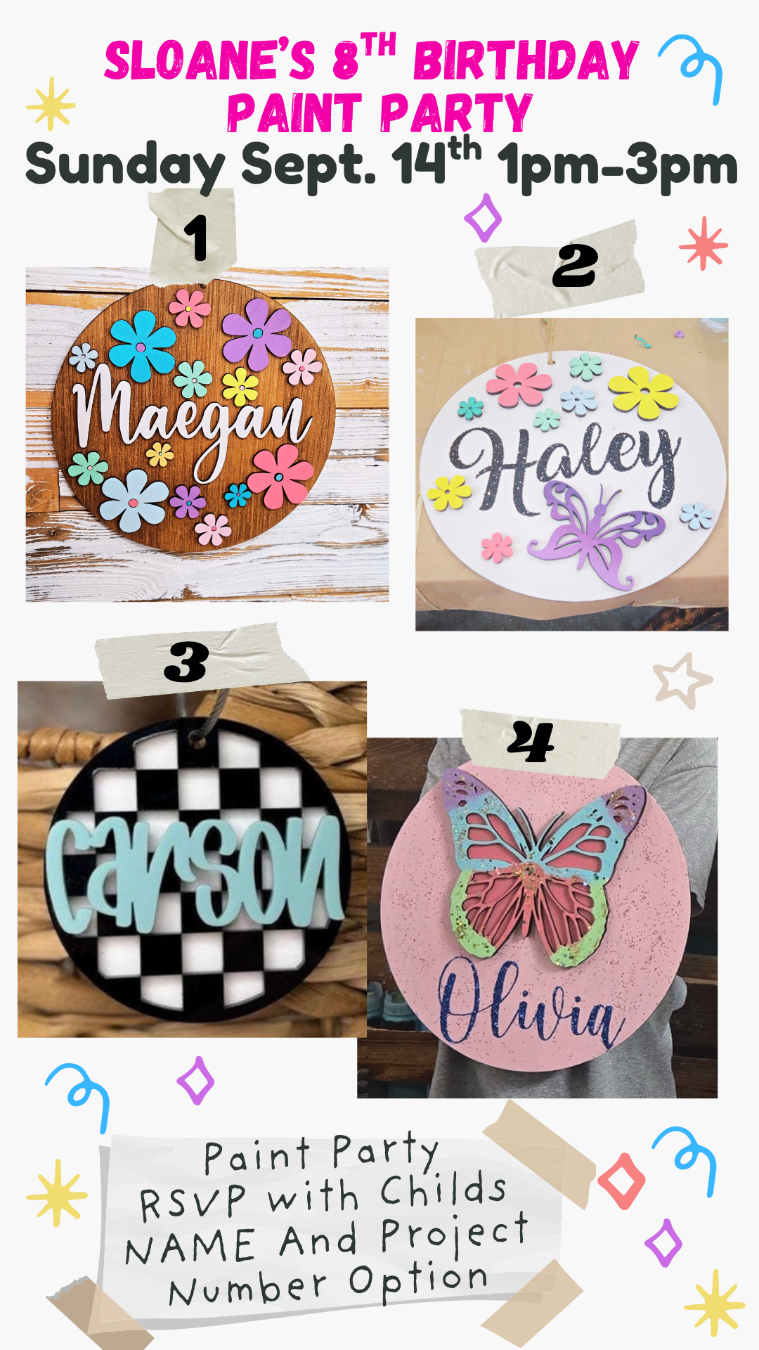 Sloane's 8th birthday Party PRIVATE EVENT