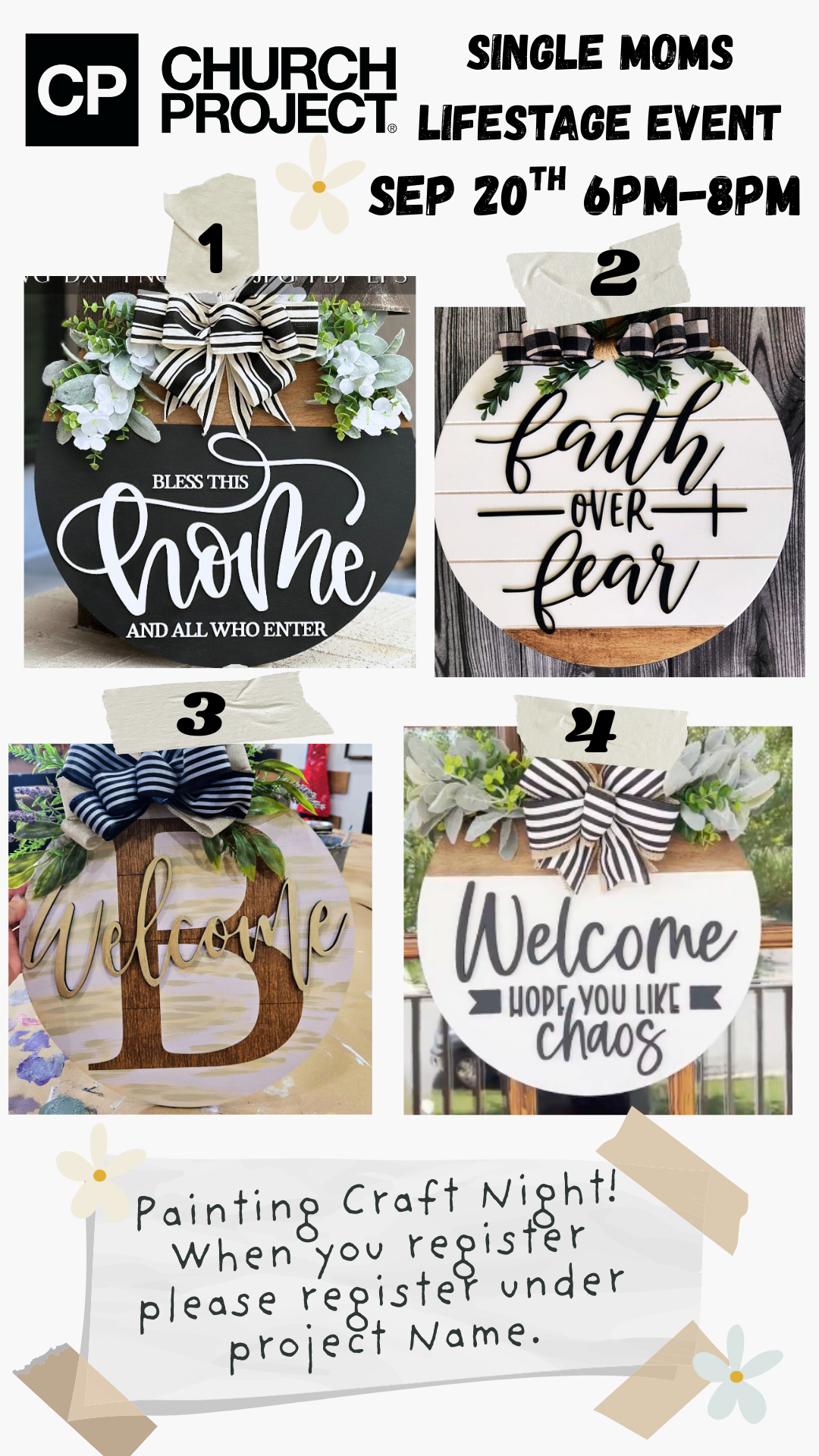 Single Moms Life Stage Event by Church Project