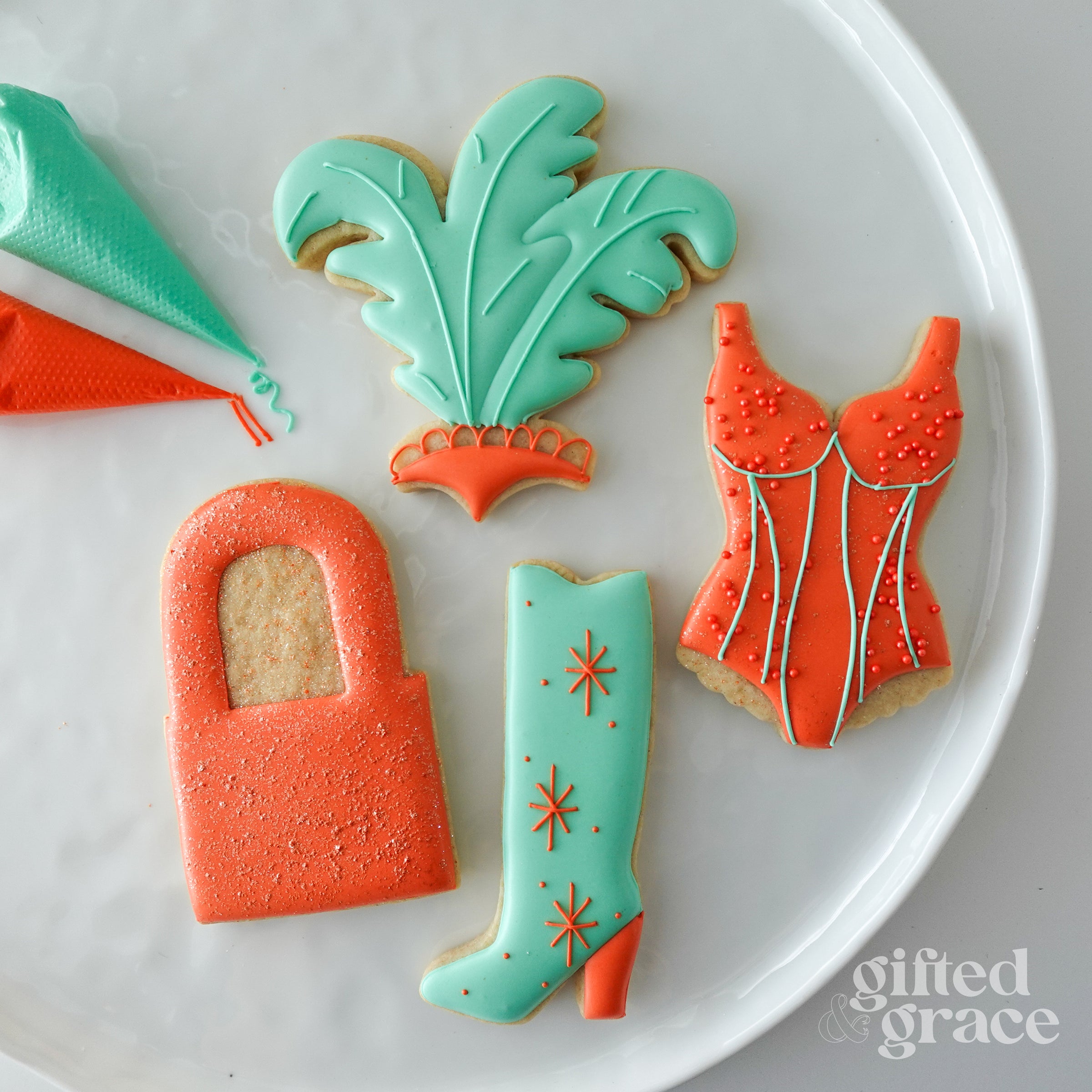 Gifted and Grace Cookie Decorating Taylor Swift Cookies Celebrating new Album