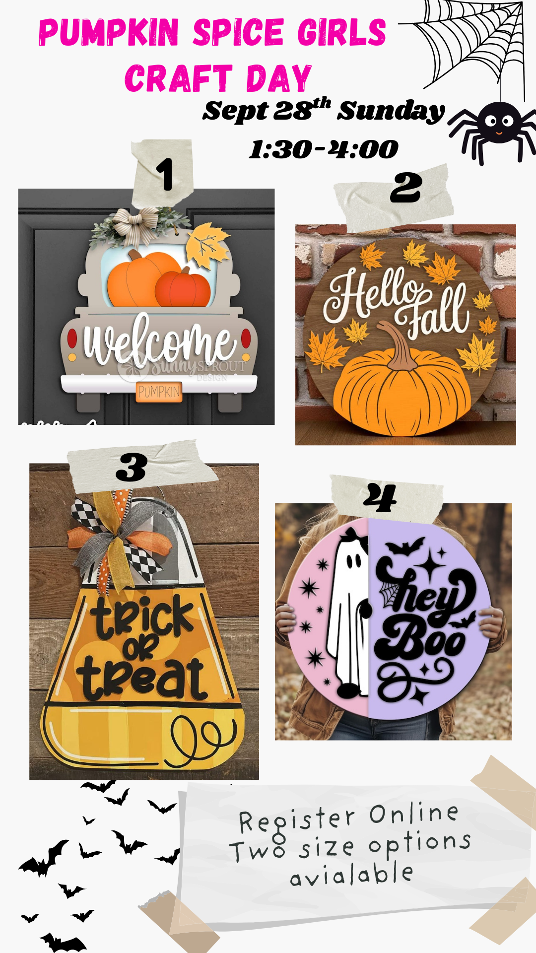 Pumpkin Spice Girls Craft Day