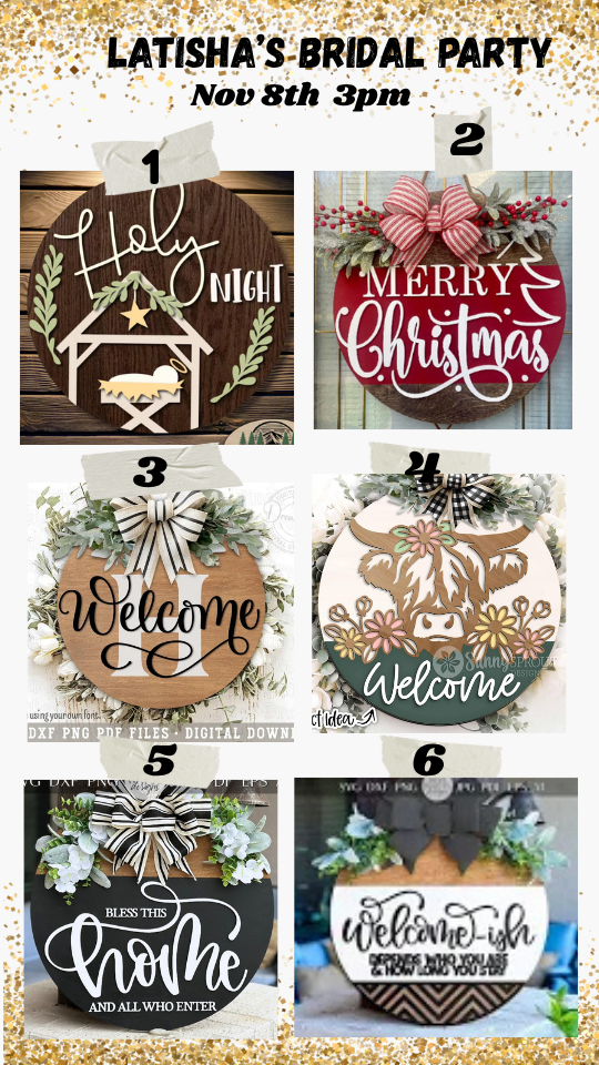 Latisha's Bridal Party