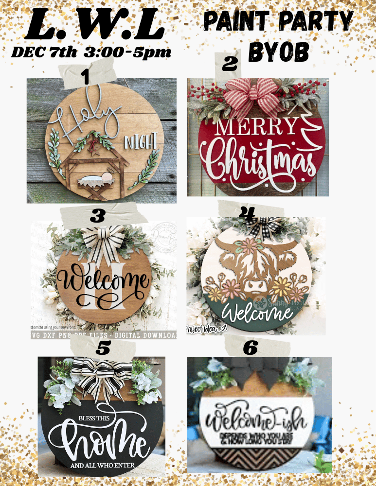 L.W.L Paint Party