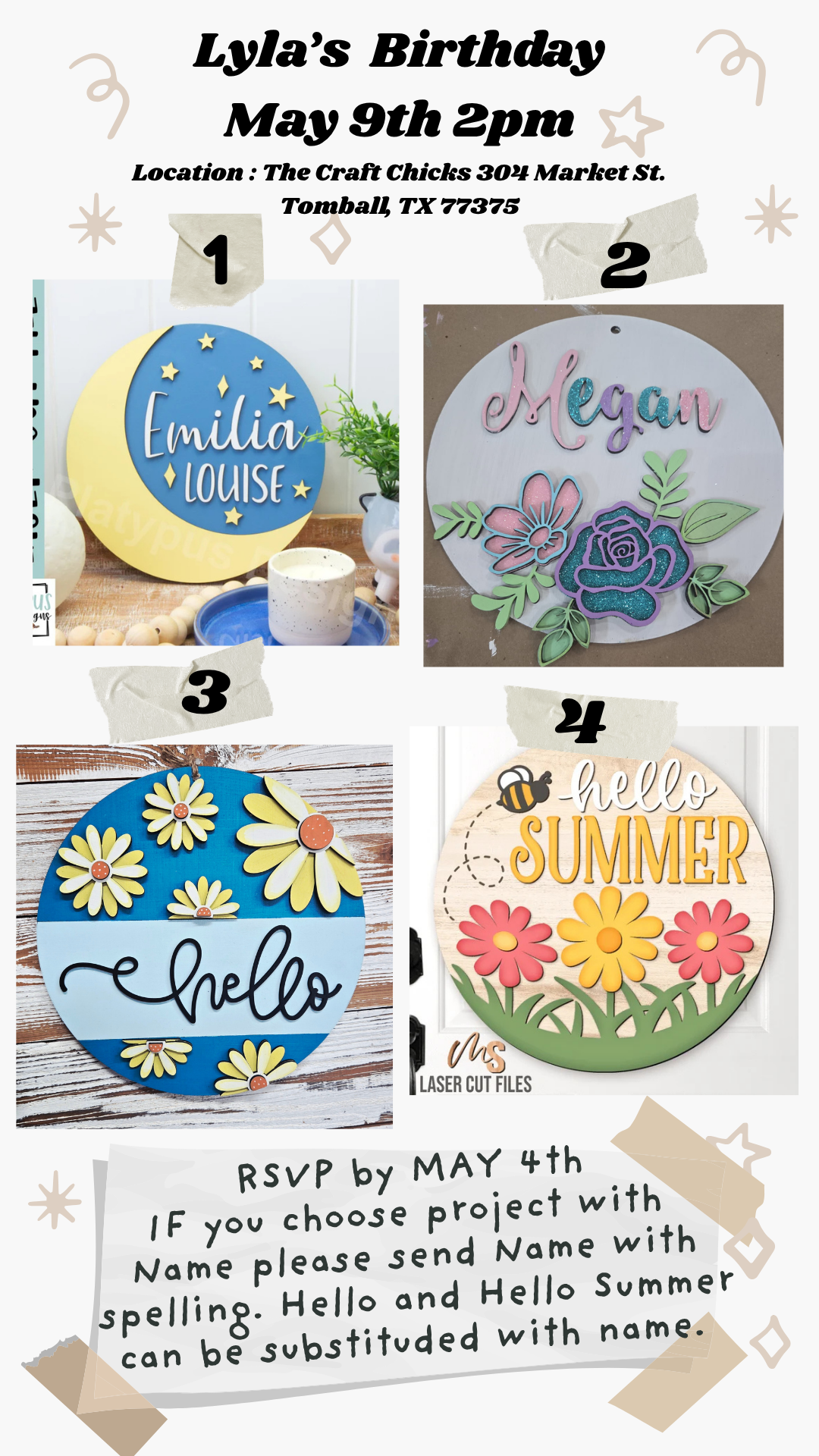 Lyla's Birthday Paint Party