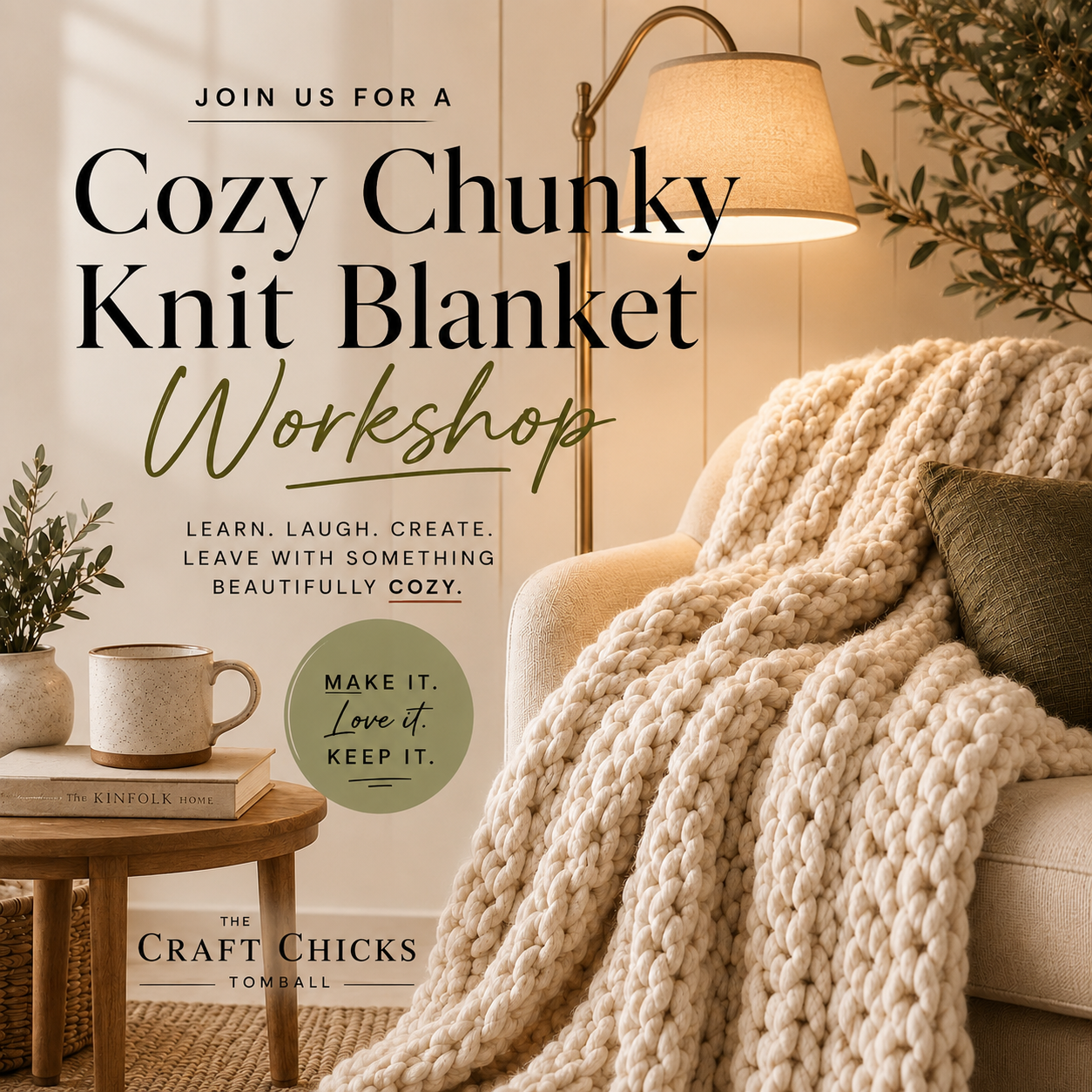 Chunky Knit Blanket Class