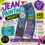 Jean Painting Night!!!