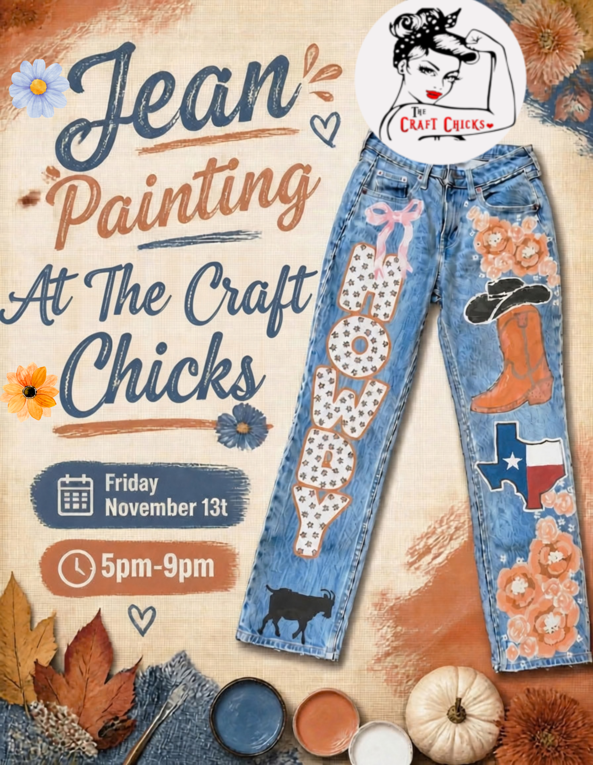 Two Step Jean Painting Night!!!