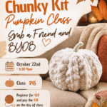 Chunky Knit Pumpkin Hand Crocheted