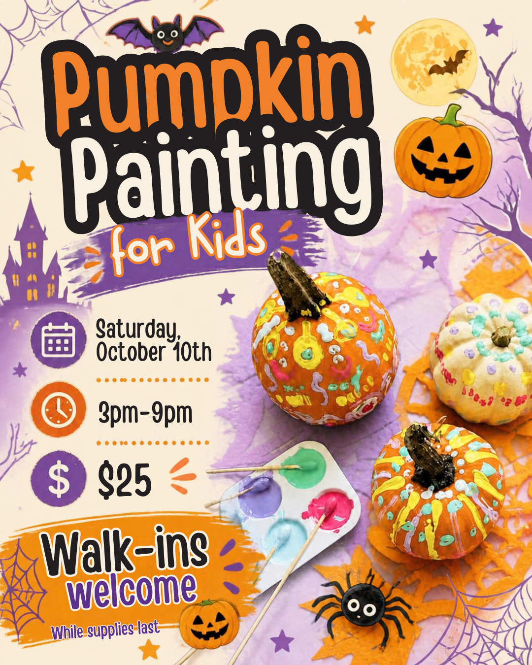 Pumpkin Painting! Public Event